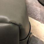 French Connection Gray Leather shoulder bag 12” x 11” x 4” Photo 7