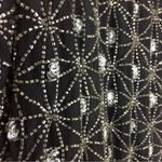 Papell Boutique Vintage Black Beaded Blazer
Size S Photo 3