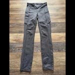 Lululemon Speed Up Tight Mid Rise 25” With Pockets, Heathered Black Size 2 Photo 1