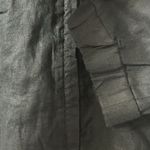 Mossimo Supply Co Mossimo Linen Black Crop Zipper Jacket(Size XL) Photo 4