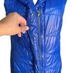 LUCY Lightweight Blue Packable Puffer Vest, size small Photo 4
