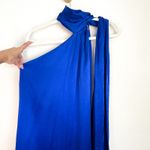 Genny Royal Blue Silk Mini Dress Size 8 Photo 5