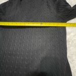 Tommy Hilfiger  black v-neck cable knot long sleeve sweater top shirt woman’s XL Photo 7