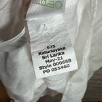 Lilly Pulitzer  women’s 100% Linen White button front Shirt Blouse Size medium Photo 6