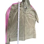 Adidas VTG 90s Clima365 Women’s Olive Green Pink 3-Stripes Full Zip Hoodie XL Photo 7