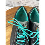 Women's ECCO Athletic Shoes Black Turquoise Size 8.5 Photo 3