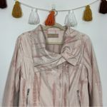 BLANK NYC Pink Tie Dye Faux Suede Drape Front Moto Jacket Size Medium Photo 3