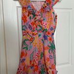 SALONI Cece Ruffled Floralprint Cotton And Silkblend Voile Mini Dress Size 2 Photo 6