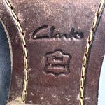 Clarks  Monica Soul Leather Moto Harness Boot Calf Height Dark Gray Size 7.5 Photo 13