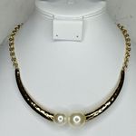 Chico's Chunky Faux Pearl Collar Statement Necklace β¨ Photo 0