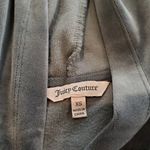 Juicy Couture Vintage Y2K Gray Rhinestone Full Zip Velour Hoodie Size XS Photo 3