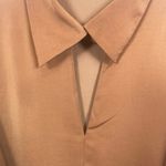 Banana Republic  Factory Keyhole Midi Shirt Dress size M Adobe Brick Rust Orange Photo 3