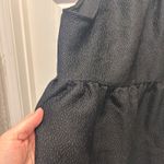 Who What Wear  Black Sleeveless Peplum Top Tie Back Size‎ L Photo 1