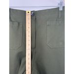 Quince  Ultra-Stretch Ponte Cropped Wide-Leg Pants Olive Green Size 16 Photo 7