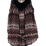 Daniel Rainn  Sleeveless Crochet Neck Tie Waist Tank Small Photo 0