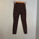 Athleta Womens Salutation Stash Pocket Gravel Tight Animal Print Leggings Sz XS Photo 5