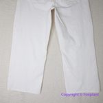 New! Jen 7 by 7 for All Mankind ivory white cropped‎ wide leg jeans, size 12 Photo 8