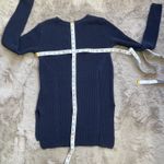 Athleta Women's Sweater 2XS XXS Navy Pullover V Neck Cotton Blend Long Sleeve Photo 1