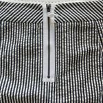J.Crew NWT  Factory The Pencil Skirt Navy White Strip‎ 100% Cotton Size 4 Photo 2
