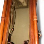 Ralph Lauren Tartan Plaid Brown Green Doctors Bag Boston Weekend Travel Suitcase Photo 8