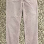 J.Crew ‎ Dusty Pink Skinny Stretch Cotton Pants Size 25 Corduroy Photo 0