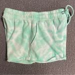 Ivory Ella  Mint Cloud Tie Dye Printed Shorts Photo 1