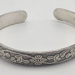 Fine Silver Southwestern Style Cuff Bracelet Photo 0