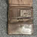Fossil  Brown Pebbled Leather Tri-Fold Bill Length Fold-Over Snap Close Wallet Photo 5