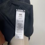 Lunya Cozy Fleece Crew Black Oversized Sweatshirt sz XS S Photo 9