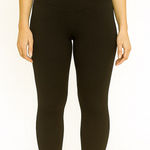 Aerie Offline Size Large Black High-Waisted Leggings Photo 0