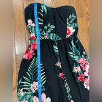 No Boundaries  Black Floral Wide Leg Pants Photo 3