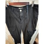 ZARA  Black Utility Cargo Pants Womens Size 8 Relaxed Fit‎ Pockets Photo 4