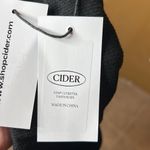 Cider  Black Ribbed Skater Skirt Mini Size Small NEW! Photo 5