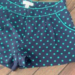 Forever 21 Teal Polka Dot Shorts size-L Photo 6