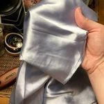 Lulus NWT Cinderella Light Blue Satin Mini Dress costume Photo 3