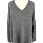 XCVI V-Neck Sweater Gray Size Large Photo 0