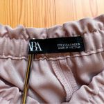 ZARA  Blush Pink Tapered Drawstring Pants – Size Small Photo 7