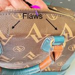 Adrienne Vittadini Adrianne Vittadini Signature Collection Dome Satchel w/Lock Chocolate Teal Bag Photo 5