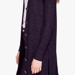 Free People We the Free Navy Blue Metallic Button Down Long Length Cardigan Photo 10