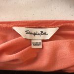 Simply Be Womens Top Sheer Lace Sleeves Hearts Knit Stretch Blush Pink 24 Photo 2