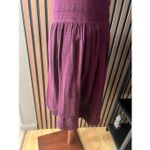 American Eagle  Rich Purple Fitted Knit High Neck Dress sz M Y2K style hobo cotto Photo 1