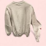 Sweet vintage 80s creamy apple granny turtleneck oversized sweatshirt holiday White Size XL Photo 2