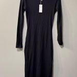 RE/DONE 90's Long Sleeve Ribbed Dress Photo 3