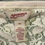 Arizona Jeans Women’s White and Gray Arizona Sweater Photo 3