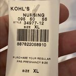 Motherhood  White  Open Front Cardigan size XL length 30” bust 42” long sleeve Photo 4