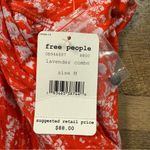 Free People NWT  Mimi Halter Tunic Tank Top in Lavender Combo Women’s Size Medium Photo 9