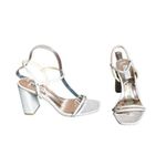 Badgley Mischka NWOB  Rose Gold Glitter Heels Photo 0