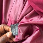 Kasper  Wine Red Button Down Long Sleeve Dress SIZE 10 Photo 5