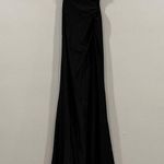 La Femme 30726 Black Cut Out Side Dress 00 Photo 1