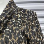 Fashion to figure  Womens Coat Size 0(XL) Leopard Belted Wrap Jacket Animal Print Photo 8